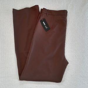 NWT Wet Seal Size L Brown High Rise Wide Leg Pants